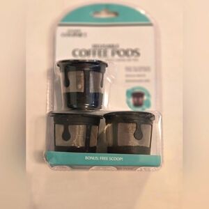 Coffee Pods Reusable for fill with your Coffee or Tea Handy Gourmet 3 SCOOP!